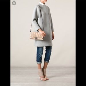 EUC Rebecca Minkoff live clutch crossbody Mink